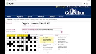 Guardian Cryptic Crossword Monday 2 September 2024 [upl. by Fifine]