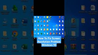 How To Fix Screen Resolution Problem Windows 10  Easy 2024 shorts screenresolution windows10 [upl. by Akiret172]