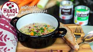 Tiroler Gerstlsuppe  Rezept von HANDL TYROL [upl. by Veta646]