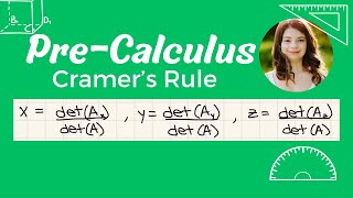 Cramers Rule with a 3x3 Matrix [upl. by Lil]