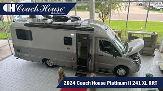 Walkthrough of 2024 Coach House Platinum II 241 XL RRT  Luxury Class B Motorhome [upl. by Elnar]