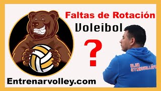 Faltas de Rotación en el Voleibol Reglamento 2020 [upl. by Assilen]