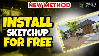 How to install Sketchup for free 2024 [upl. by Emixam525]