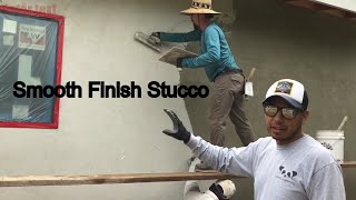 How to apply Smooth Finish Stucco [upl. by Grantland]