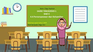 SAINS TING 1 BAB 4 44 Persenyawaan dan Kehamilan [upl. by Manya]