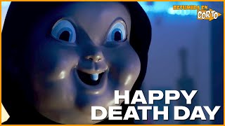 La historia de FELIZ DIA DE TU MUERTE HAPPY DAY DEATH  RESUMEN [upl. by Norwood820]