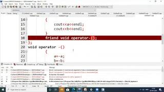 C Operator Overloading Using Friend Function Unary and Binary  Lecture 3 [upl. by Ardena730]