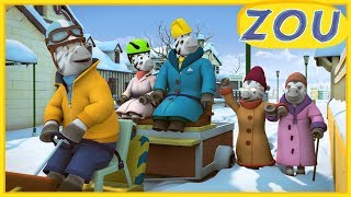 NOUVEL ÉPISODE Zou en Français 🌨 ZOU DÉBLAIE LA NEIGE ☃️ Dessins animés [upl. by Aivatnahs]