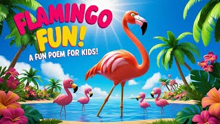 Flamingo 🦩  Birds Song For Kids  Nursery Rhymes  Rhythmic Tots [upl. by Blinni]