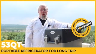 Top 5 Car Refrigerator 53 Quart Review BougeRV [upl. by Begga]