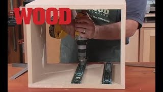 How to Install Drawer Slides in Cabinets  WOOD magazine [upl. by Ahsemed]