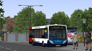 OMSI 2  London Citybus 200RSingle Door  BETA  Yorkshire Counties 3 [upl. by Sucul]