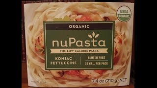 nuPasta  The Low Calorie Pasta Konjac Fettuccine New Recipe [upl. by Lars198]