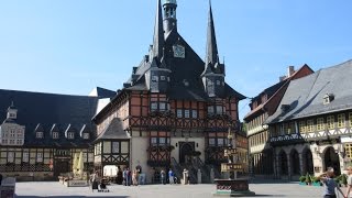 Deutschland Harz ein Rundgang durch Wernigerode Centrum SachsenAnhalt [upl. by Eneja]