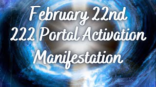 222 portal activation February 22 2023 Reiki healing 22223 gateway [upl. by Okeim339]