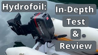 Outboard Hydrofoil BEFORE amp AFTER Test  InDepth Review [upl. by Ewart]