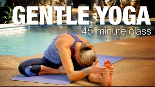 Gentle 45 Minute Tropical Yoga Class  Five Parks Yoga [upl. by Hulbert]