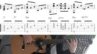 Wonderful World for Solo Guitar with TAB amp Notation performed by Chris Bieniek [upl. by Zeph]