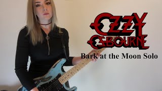 BARK AT THE MOON  OZZY OSBOURNE  Solo Cover by Anna Cara [upl. by Lakim]