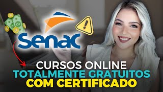 SENAC abriu MAIS DE 50 CURSOS ONLINE GRATUITOS com CERTIFICADO GRÁTIS em 2024  Mari Rel [upl. by Torrie985]