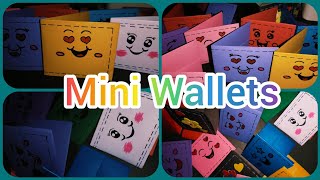 How to make paper wallet DIY paper walletdiy mini paper walletorigami craft art diy papercraft [upl. by Enilarak]