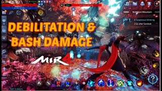 MIR4  Best Combo Skills Must Have Debilitation and Bash Damage [upl. by Shulamith]