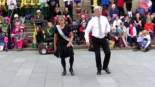 Two Step Clog Dancers at Lizzie Dripping 35th Birthday [upl. by Cogn]