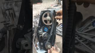 How to replace a timing belt 😀😞shortviral Shortsfeed shortsAuto Mechanic [upl. by Algie]