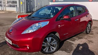 Nissan Leaf Tekna 30kWh 5dr Auto  WF17 WYR [upl. by Aihsatan771]