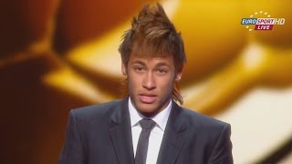 Neymar vence o prêmio Puskás 2011 FIFA Puskás Award 2011 [upl. by Kania]