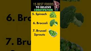 15 Best Foods to Relieve Constipation  Foods That Will Help You Poop short [upl. by Adnav105]