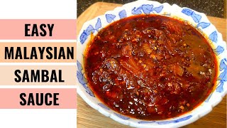 MALAYSIAN SAMBAL Sauce Spicy Food Lovers Must Have  Aunty Mary Cooks 💕 [upl. by Uba]