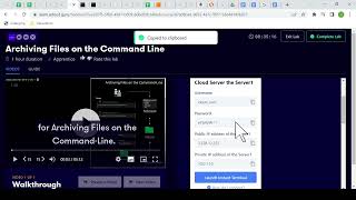 How to SSH into the A Cloud Guru ACG Linux Instance Terminal [upl. by Estren853]