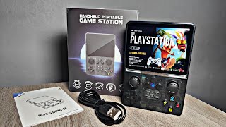 R35S Handheld Game Console Review [upl. by Cirtap]