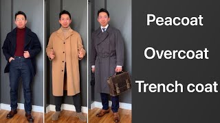 Overcoat Peacoat Trench coat ft Zara Origins Uniqlo U Uniqlo J [upl. by Wendall]