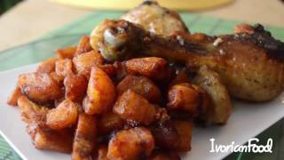 IvorianFood  Alloco poulet [upl. by Anwahsad]