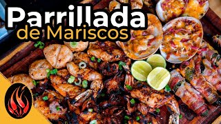 PARRILLADA de MARISCOS  TOQUE Y SAZON [upl. by Reppep192]