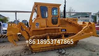 Used Cat D7R dozer caterpillar crawler bulldozer D7H D7R D7G D6H D8R track roller bottom for sale [upl. by Dominick800]