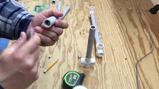 Step By Step How To Build A 2 Meter Three Element Tape Measure Yagi Antenna Part 1 [upl. by Janiuszck]