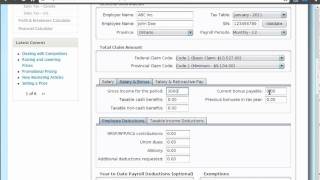 How to Calculate Canadian Payroll Tax Deductions  Guide [upl. by Ardnuas]