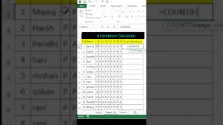 Excel hackexcelformulaexceltricks [upl. by Korfonta]