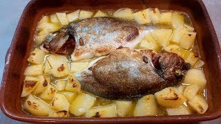 Receita de dourada assada no forno com presunto e pimento by necasdevaladares [upl. by Mason269]