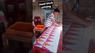 hand block printing tempal design shrots shortvideo [upl. by Eizzik]