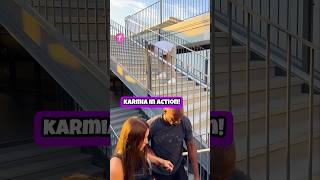 Rude Man Pushes Girl Then Instantly Regrets It shorts [upl. by Issirk720]