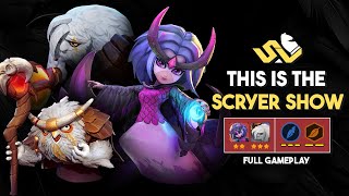 THE SCRYER SHOW 🪶🍂💫 9 FEATHER 4 DRUID  SCRYER CARRY ⭐ AUTOCHESS 43 ♟️ [upl. by Anina]