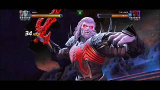 Knull with quotUnparalelled Buffsquot bonus buff vs Raid Hood  dmg cap 12 [upl. by Nauqas642]