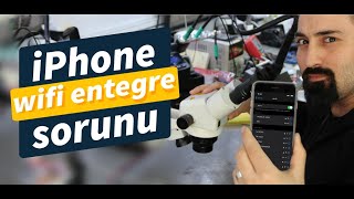 iPhone WiFi Bluetooth Çalışmıyor WiFi Entegresi Tamiri [upl. by Anelleh]