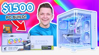 Best 1500 Gaming PC Build 2024 🚀 Full Build Guide w 1440p Benchmarks [upl. by Epoillac]