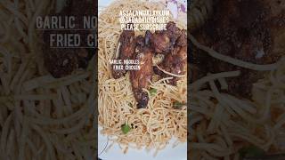 Garlic Noodles 🍜 fried chicken islamicshorts please Subscribe [upl. by Tammara]