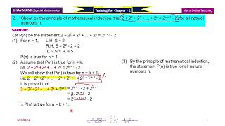 Training For Chapter2 Part1 Summary amp Section C Journal 2024 [upl. by Eiznekam]